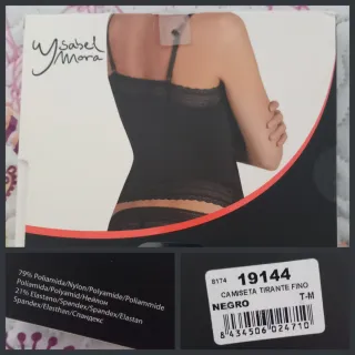 Camiseta Tirantes Encaje Isabel Mora T-M