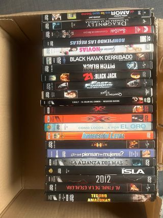 LOTE 21 Películas DVD - Acción, Comedia y Thriller