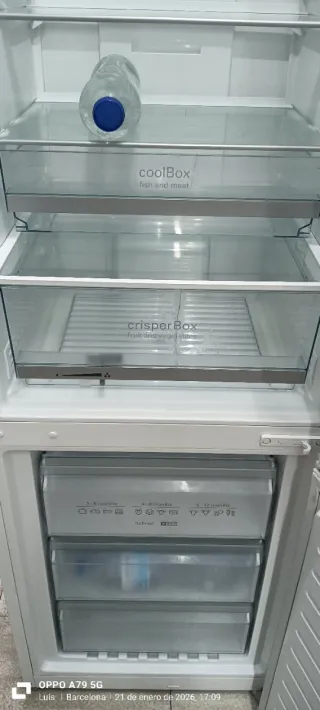 NEVERA COMBI SIEMENS NO FROST ENERGÍA A+