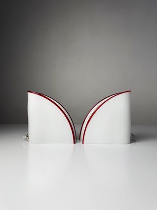 Coppia di lampade in vetro Murano anni '70, Italia