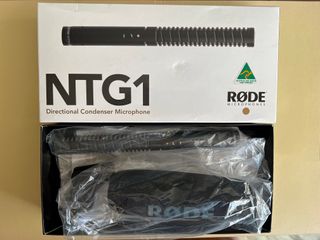 Micrófono RODE NTG1 + iRig Pre 48v + Cable conex.