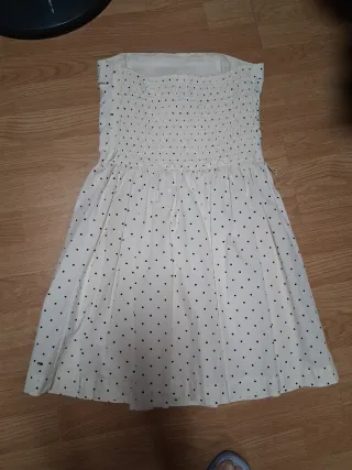 Vestido Tommy Hilfiger blanco lunares