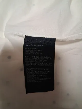 Vestido Tommy Hilfiger blanco lunares