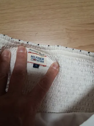 Vestido Tommy Hilfiger blanco lunares