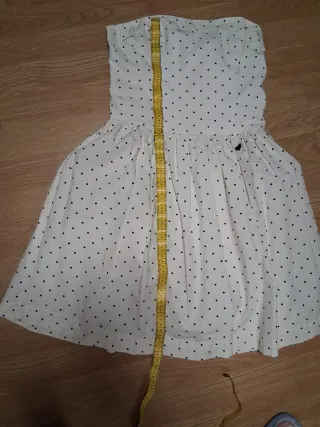 Vestido Tommy Hilfiger blanco lunares