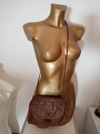 Borsetta Trussardi pelle struzzo vintage