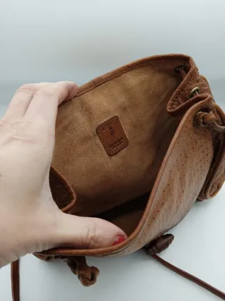 Borsetta Trussardi pelle struzzo vintage