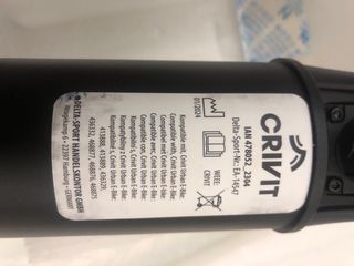 Batería Crivit 36V 10Ah 360Wh E-Bike