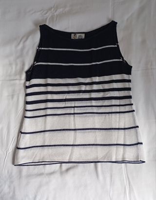 Blusa sin mangas mujer