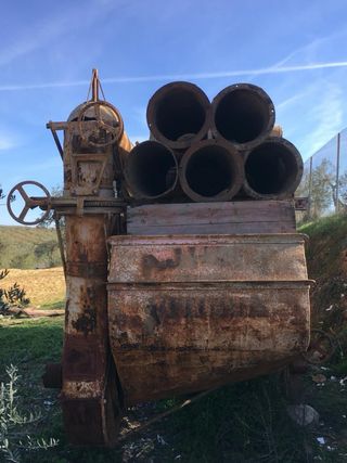 Máquina Trilladora Antigua