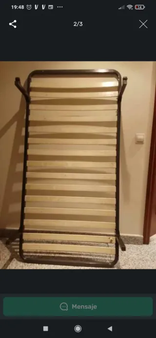 Somier y colchón individual 90 en buen estado 20€