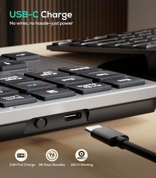 Teclado Numérico Nulea Bluetooth/USB