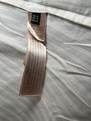 Blusa Massimo Dutti Beige Talla 40