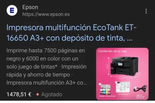Epson EcoTank ET-16650 A3+ Multifunción