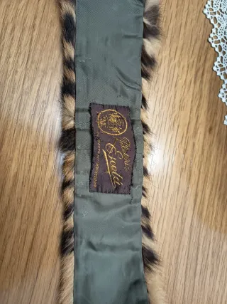 Stola scialle sciarpa in pelliccia per donna