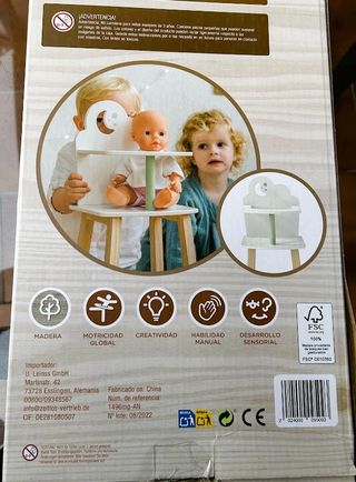 Trona de madera de juguete SIN ESTRENAR