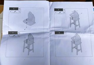 Trona de madera de juguete SIN ESTRENAR