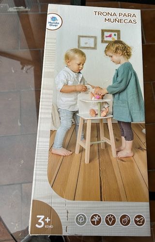 Trona de madera de juguete SIN ESTRENAR