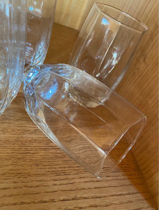 Set 6 Bicchieri Vetro Vintage