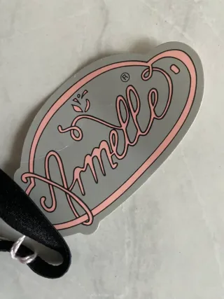 Reggiseno Armelle seta ricamato nero tg 4