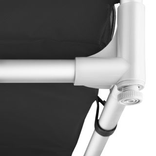 Armario de camping con 6 compartimentos, negro