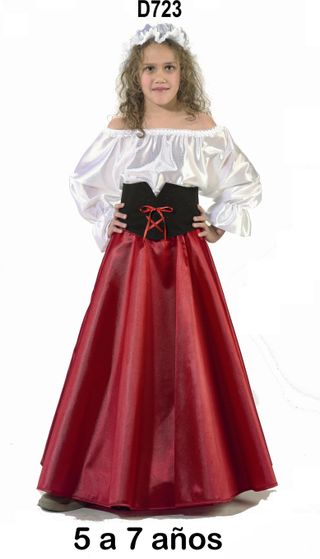 Disfraz Doncella T-2 (5-7 años)