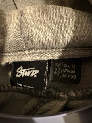 Sudadera stwd gris boxy fit talla M