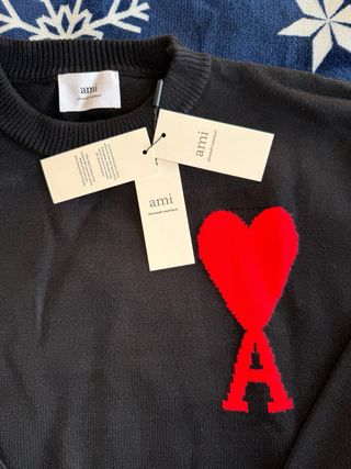 Jersey Ami Paris Corazón Rojo Talla XL