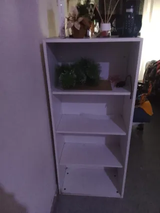 Estantería Blanca Salón Habitación