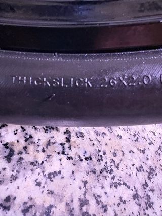 Ruedas de Bici 26” con neumaticos thickslick
