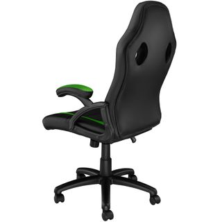 Silla de oficina forma ergonómica soporta hasta 120 kg negro/verde