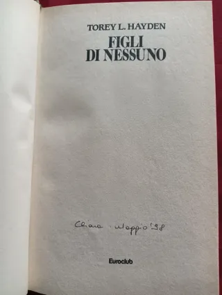 Libro. Figli di nessuno. Copertina rigida.