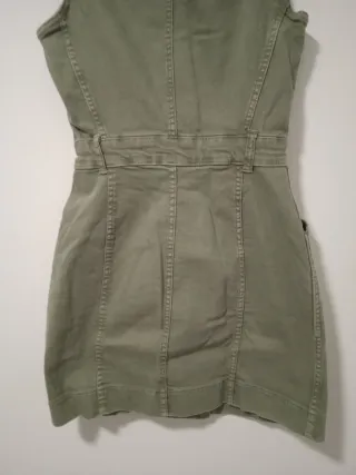 Vestido verde Bershka Talla S