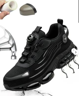 Zapatos de trabajo hombre negros NUEVO