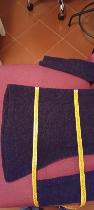 Maglia lunga o mini abito viola