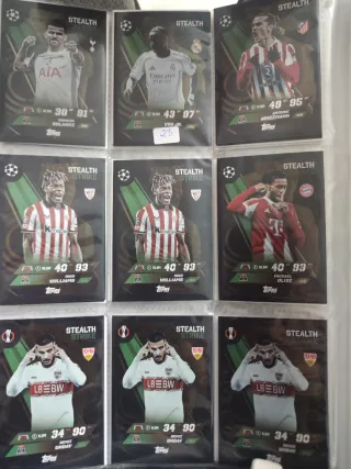 Cartas Match Attax Colección -precio en las fotos