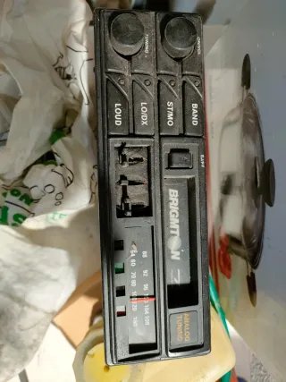 Radiocasete Brigmton Negro años 80