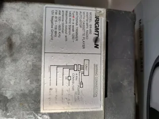 Radiocasete Brigmton Negro años 80