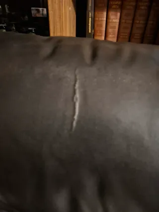 Sillón reclinable de piel sintética