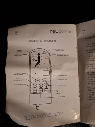 Sillón reclinable de piel sintética