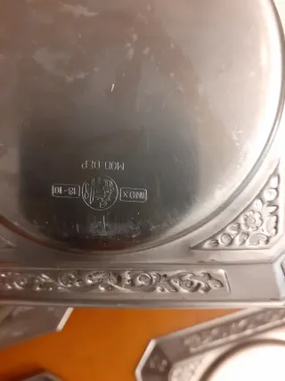 Sottobicchieri in metallo argentato