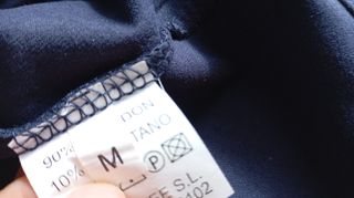 Camiseta azul mujer manga corta