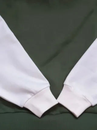 Sudadera Vans cremallera cuello rojo