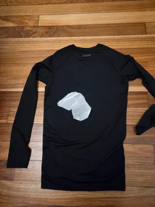 Camiseta Gymshark Negra Talla XS