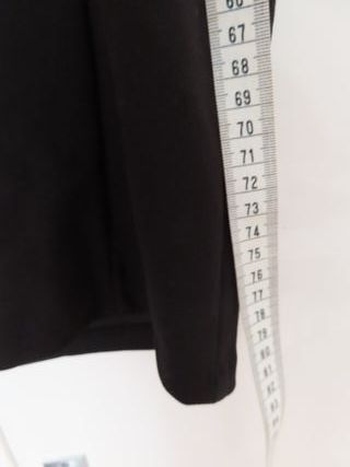 Vestido Zara Negro Flecos Talla XS