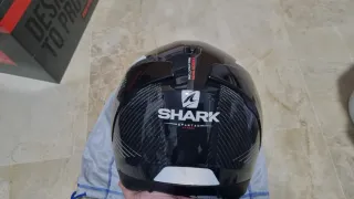 Casco Shark Spartan Carbon negro y gris talla L