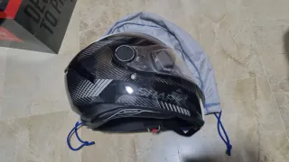 Casco Shark Spartan Carbon negro y gris talla L