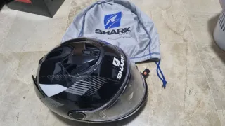 Casco Shark Spartan Carbon negro y gris talla L