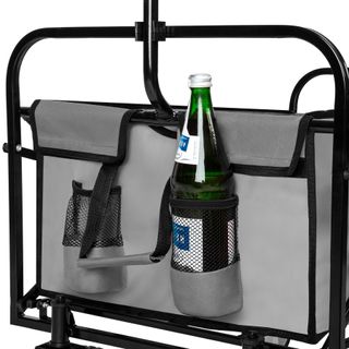 Carrito de mano plegable capacidad de carga 80 kg gris