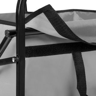 Carrito de mano plegable capacidad de carga 80 kg gris